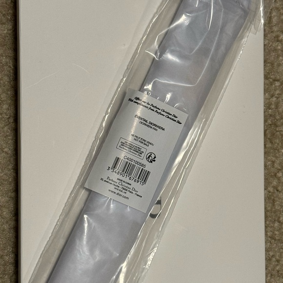 Christian Dior DIORIVIERA Folding Fan Japan Novelty 100% Bamboo - Picture 6 of 6